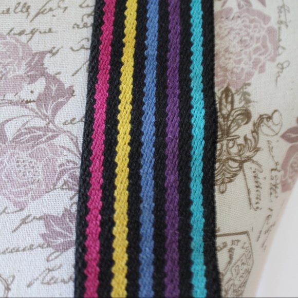 Striped Stretch Suspenders Clip-On Braces Multi - Picture 5 of 5